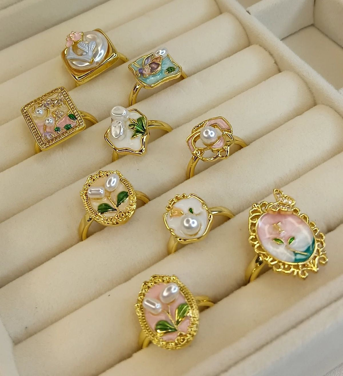 Enamel Collection - Rings